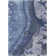 Tapis bleu abstrait touffeté