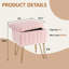 Tabouret de coiffeuse moderne en velours-620481270