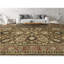 Tapis brun et beige noué à la main de haute qualité
