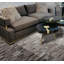 Tapis beige / argent en cuir de vache fait à la main avec patchwork Dorrian-967579708