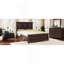 Base de lit tête de lit style pin traditionnel-1785716243
