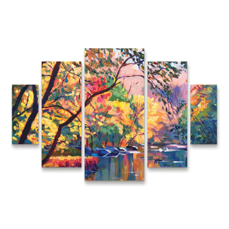 " Colour Reflections " by David Lloyd Glover 5 - Pieces