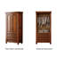 Garde-robe de luxe rétro American Light Brown