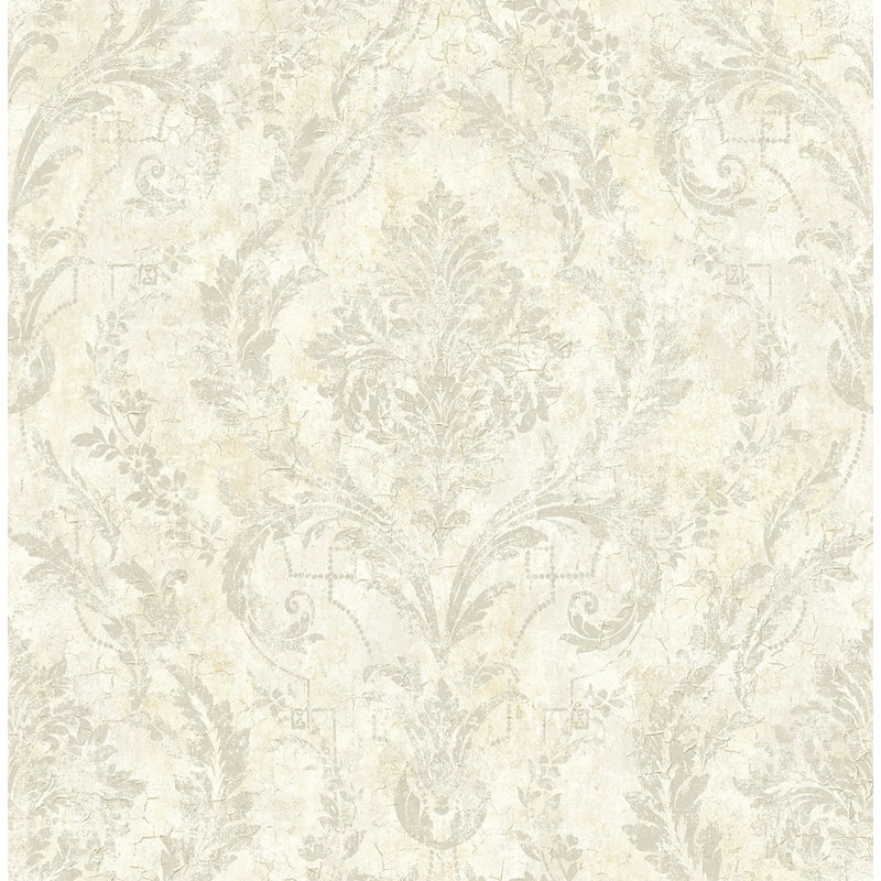 Rouleau de papier peint L 33 pi x l 20,5 po Parra, Gris