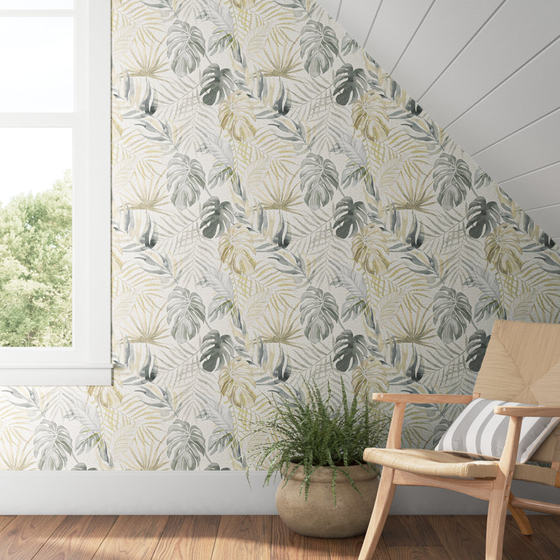 Bagnell Wallpaper Roll, Light Gray