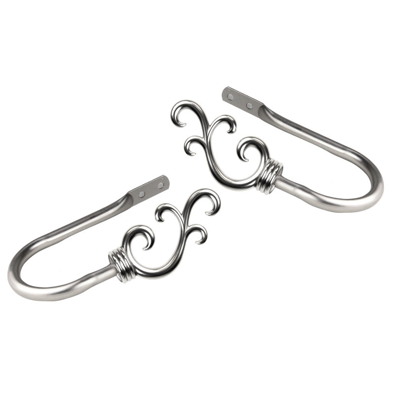 Retenue de rideau Verlyn, Nickel satiné