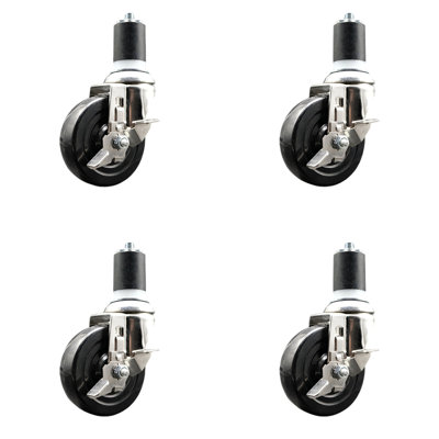 Soft Rubber Swivel Caster