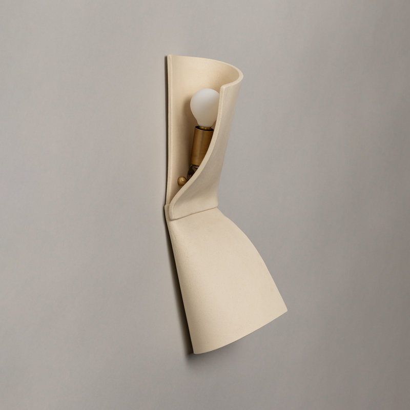 DOUBLE SHAI SCONCE, Bone