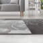 Tapis gris / noir en polypropylène tissé à la machine Audine-924882059