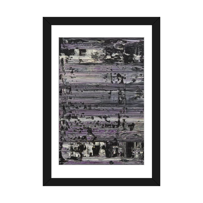 « chicago », impression sur toile, Papier beaux-arts encadré noir, H 32 po x l 24 po x P 1 po