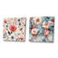 Arda - Ensemble de 2 collages carrés floraux-101850865-101850871