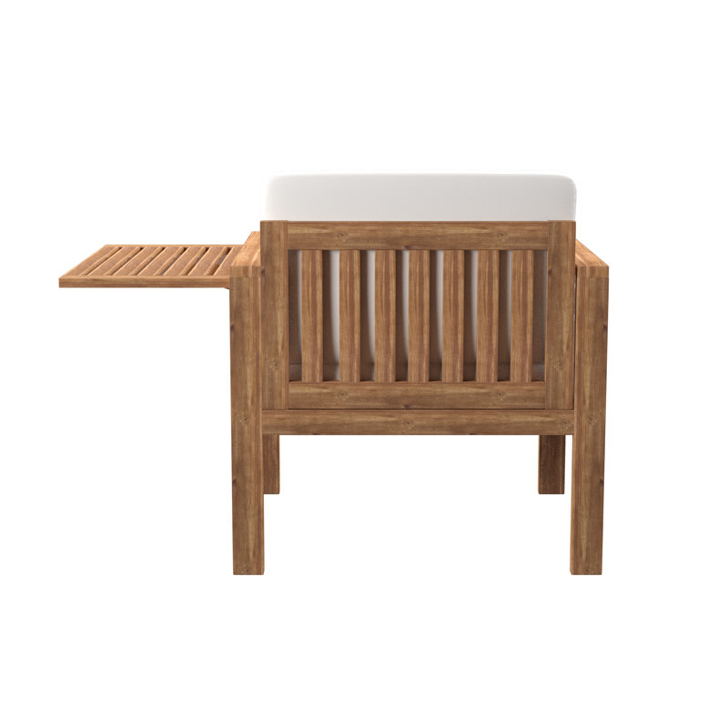 Chaise de patio avec coussins