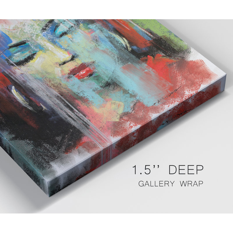 «Pop Pastel III» par E. Anthony Orme, reproduction d'art sur toile tendue, H 40 po x l 30 po x P 1 po