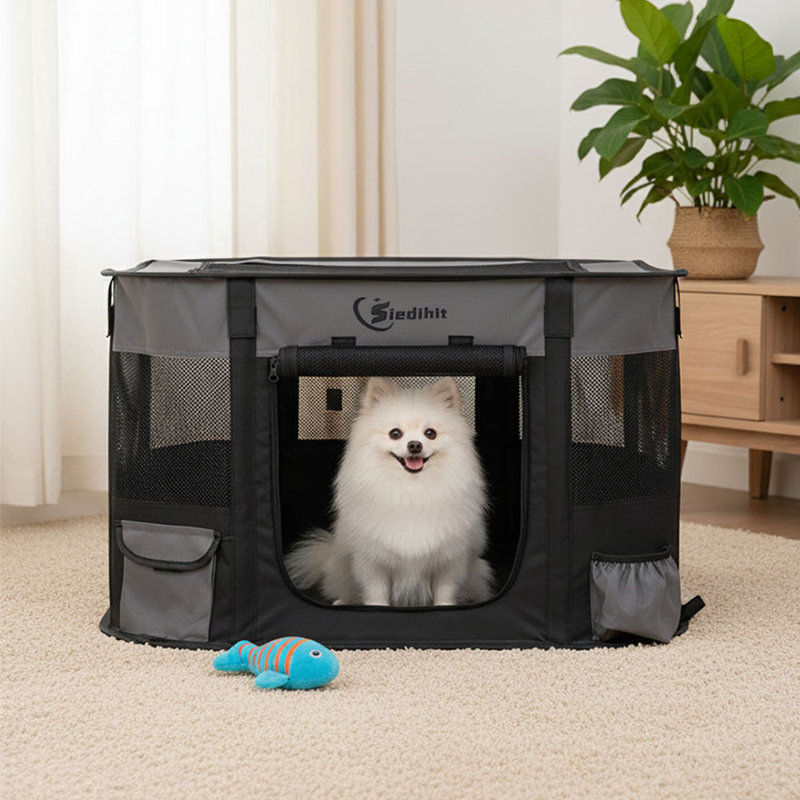 Portable Cat Playpen, 61cm H x 112cm W x 86cm D