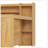 Multifunctional Wood Daybed with Drawers, Shelves, and Built-in Desk for Space-Saving and Productivity-1364832669