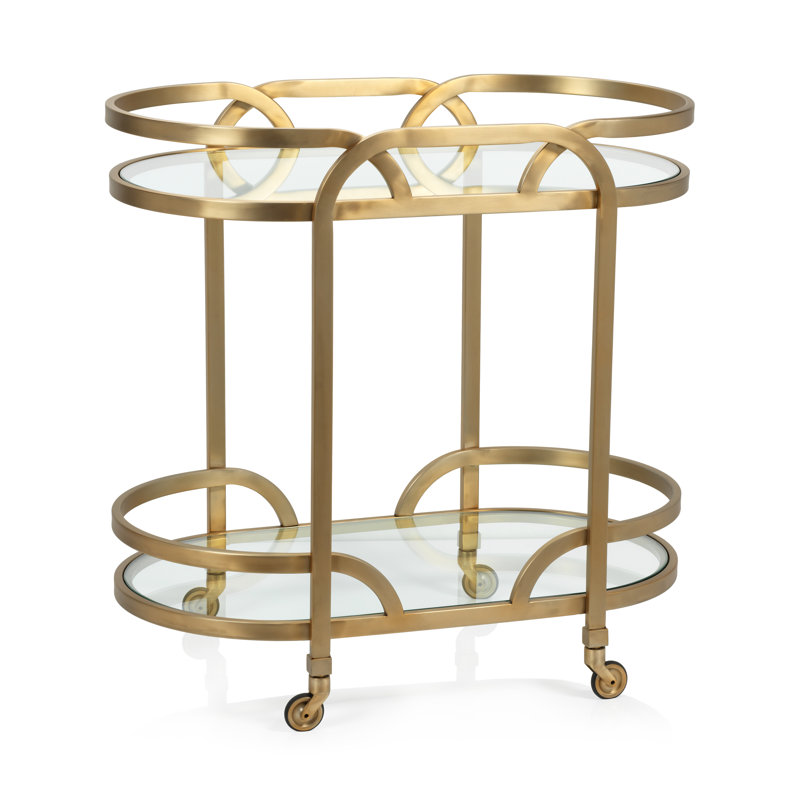 Chariot-bar doré