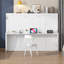 Grand lit escamotable mural avec bureau intégré-2036445905