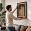 Nine Candles in Remembrance Minimalist - Framed Print-580087224-580087239