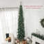 Arbre de Noël artificiel régulier (double) avec aiguilles vertes