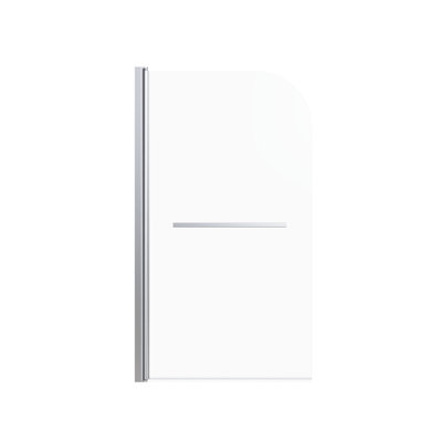 Portes de douche sans cadre de l 31 po x H 55 po pour porte de baignoire, porte en verre trempé épais de 6 po (1/4 po) de style GSCC, panneau de porte de douche pivotante pour salle de bain