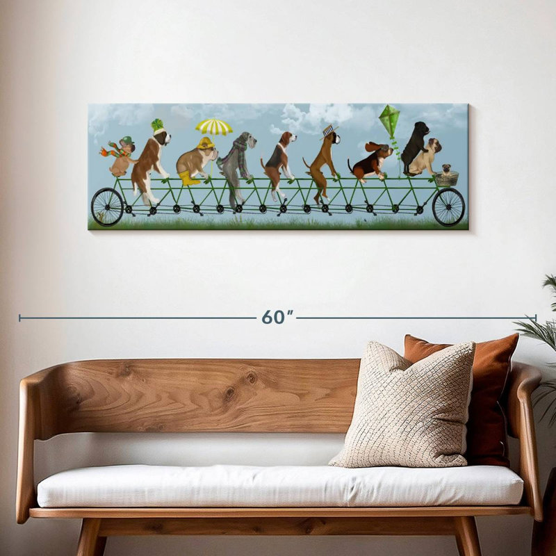 Impression sur toile sur toile Tandem, H 16 po x l 48 po