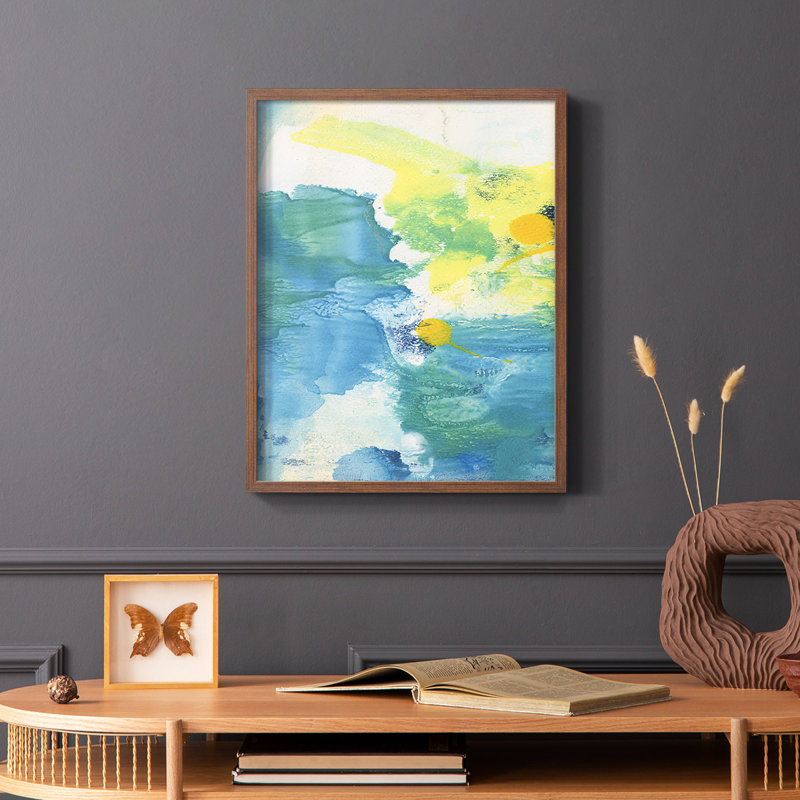 «Early Dream II», reproduction encadrée - bois massif, Brun, H 14 po x l 11 po