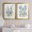 «Delicate Blue Botanical I», ensemble de 2 reproductions d'art sur toile encadrées-61455396-61455398
