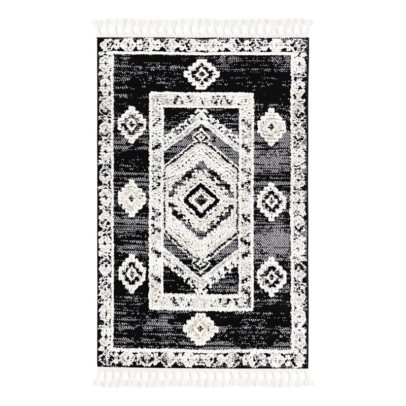 Gosnold Geometric Indoor Rug, Rectangle 4' x 6'
