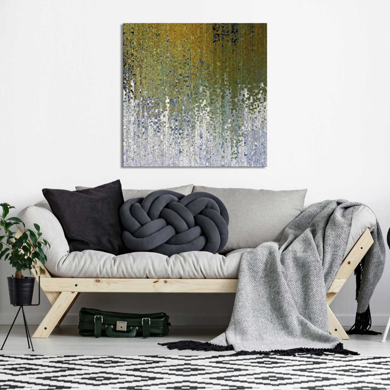 «Abide In Me carré, John 15: 5» par Mark Lawrence, reproduction d'art, Toile tendue, H 24 po x l 24 po x P 1,5 po