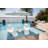 Tenjam Shayz In-Pool Lounge Chairs - White - No Riser (Up to 5" Water Depth)