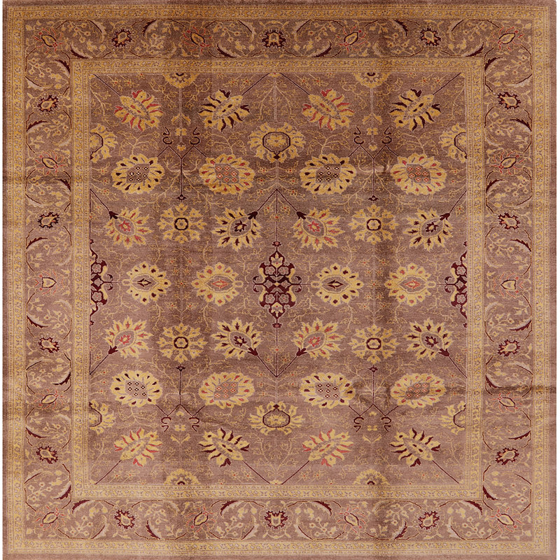 Khacheres Oriental Indoor Rug, Square 4'