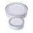 Plastic Disposable Plates, 350 Pcs Plastic Dinnerware Set, Includes 50 Dinner Plates, 50 Dessert Plates, 50 Pre-Rolled Napkins, 50 Forks, 50 Knives, 50 Spoons, and 50 Cups