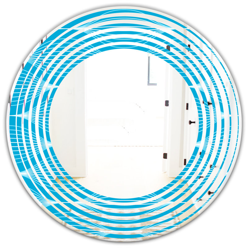 Miroir mural Wave, H 23,6 po x l 23,6 po