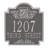 Monogram 2-Line Wall Address Plaque-1288174421-1288174418