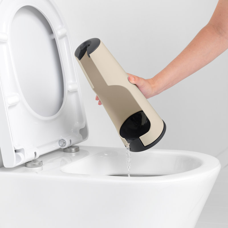 Brabantia ReNew Toilet Brush and Holder, Soft Beige