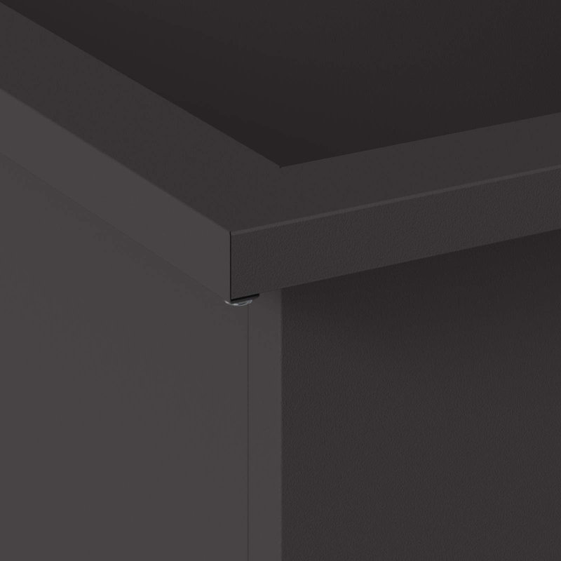 Planter Box, 40cm H x 40cm W x 60cm D, Black