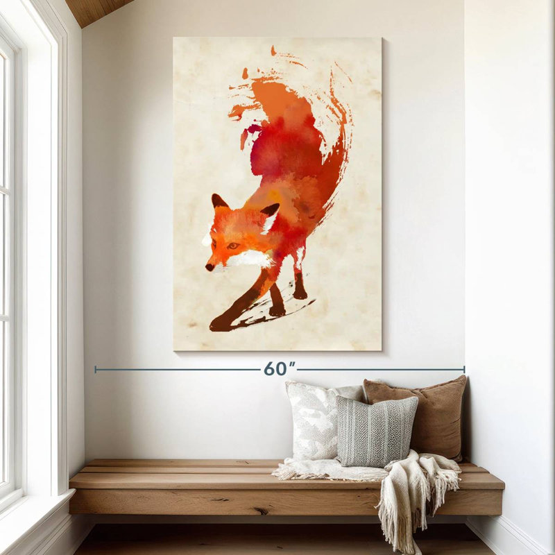Vulpes Vulpes, 51" H x 34" W
