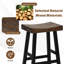 Tabouret en bois massif Sujin-260545917