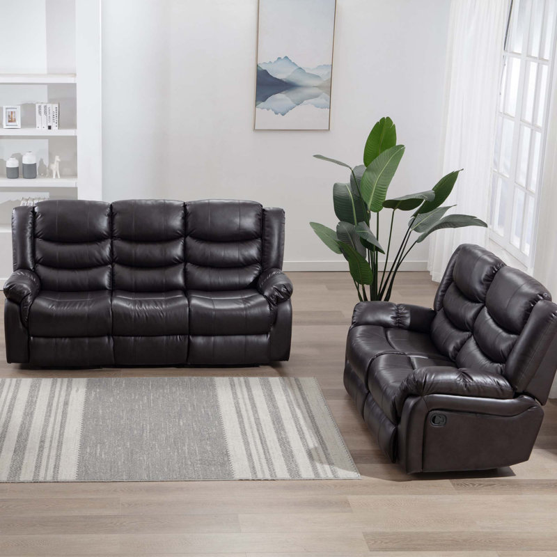 Reclining Living Room Sets, Brown