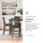Thyler 6 - Person Four Leg Dining Set