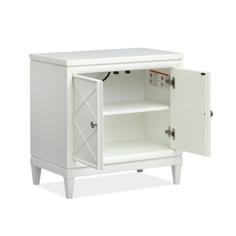 Table de chevet à porte