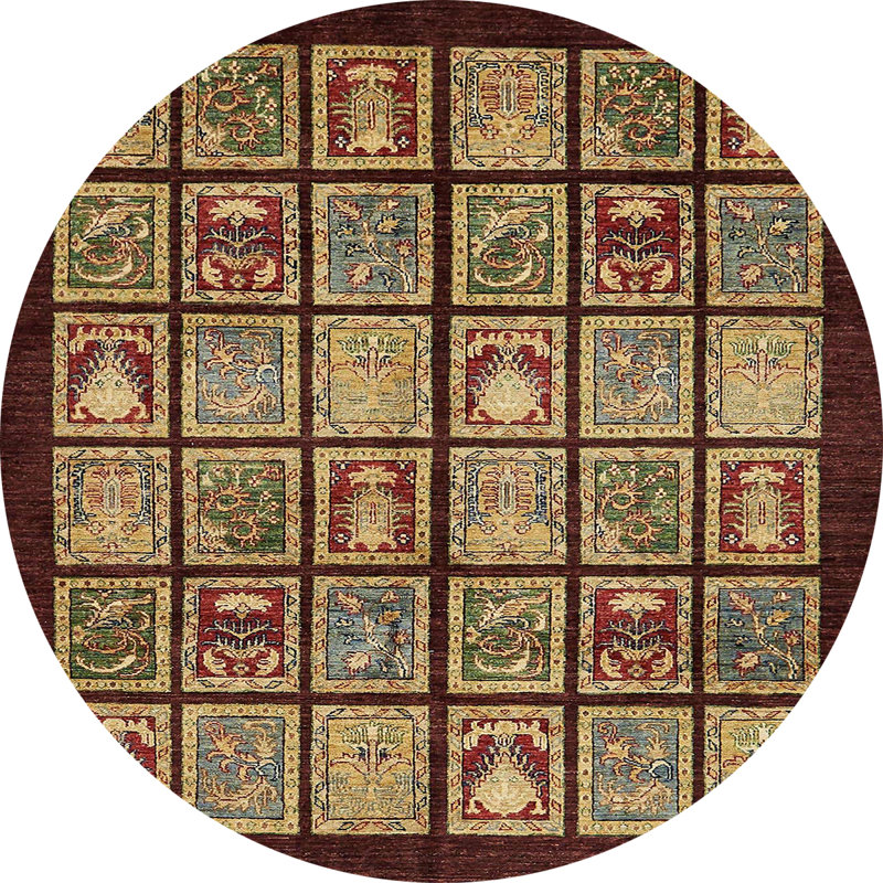 Tapis abstrait moderne 612, Rond 4 pi