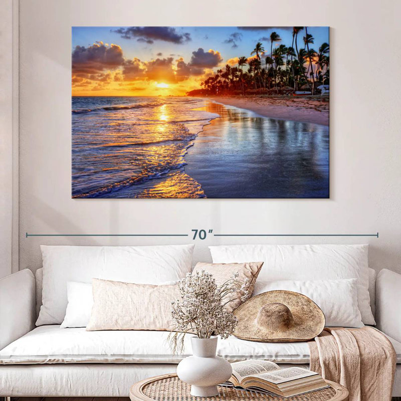Gillard Tropical Gillard Sunrise, H 34 po x l 51 po