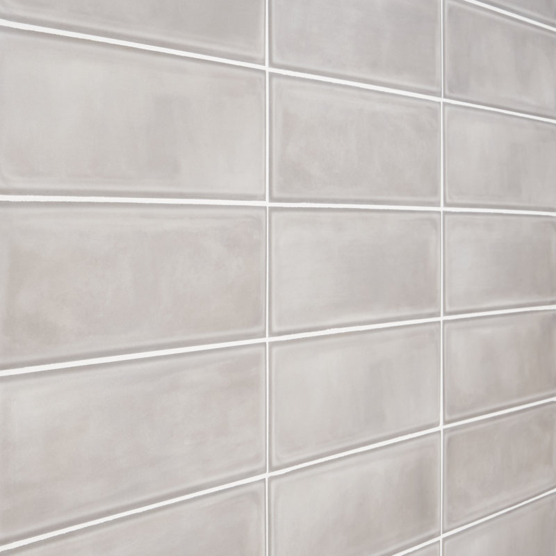 Stacy Garcia Olimar 3.93 in. x 15.74 in. Matte Porcelain Wall Tile (7.74 Sq. Ft. / Case), Grigio
