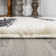 Colline Berber Stripe Shag White/Gray Rug