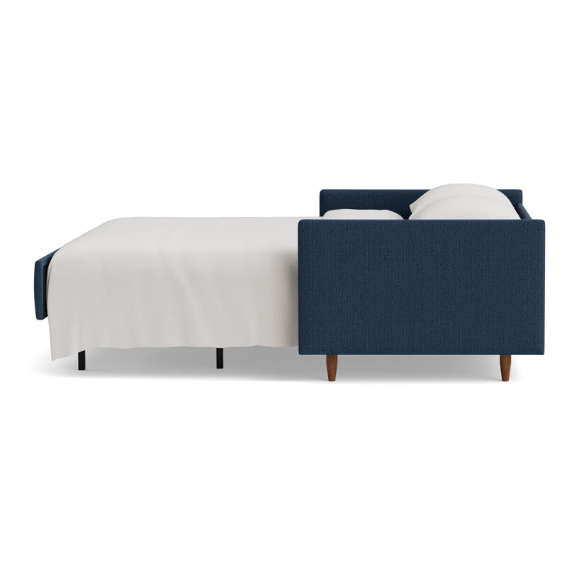 Skinny Fat Sofa Bed, Performance Weave - Navy