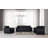 Lola 88" Leather Match Convertible Sleeper Sofa Bed 
