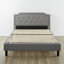 Lit plateforme tapissier Zinus-20986105