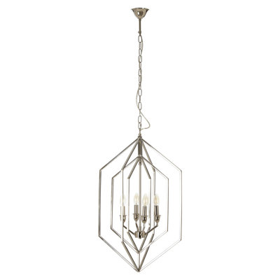 Elise 4 - Light Geometric Chandelier