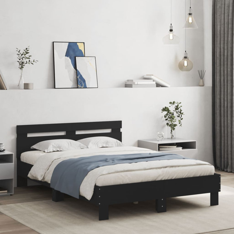 Bruschi Bed, Black, 120 x 200cm